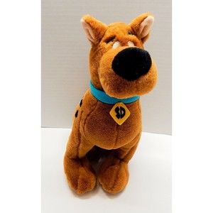 Scooby-Doo Plush Hanna Barbera Warner Bros Stuffed Animal Great Dane 12" Dog